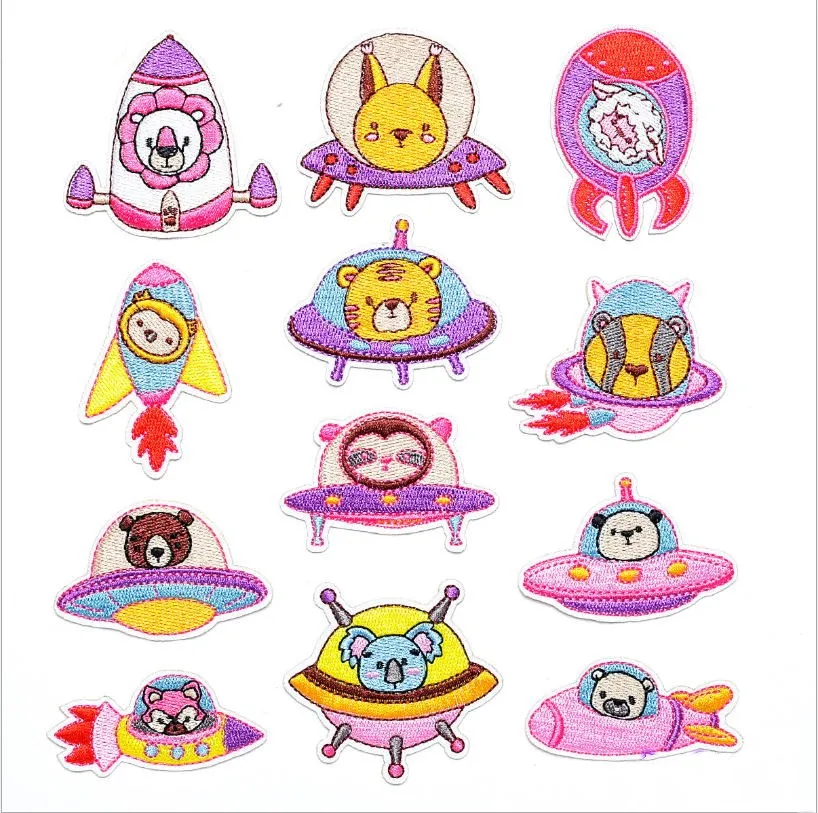 

Stick Iron Sew On 10 Pcs Embroidered Patches Jeans Coat Tshirt Bag Shoe Hat Decor Repair Motif Emblem Diy Accessory