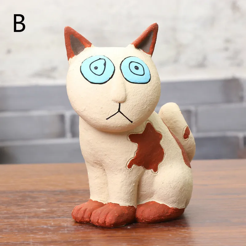 Статуэтка кошки животное Копилка Смола хит продаж 2019 продуктов | Дом и сад