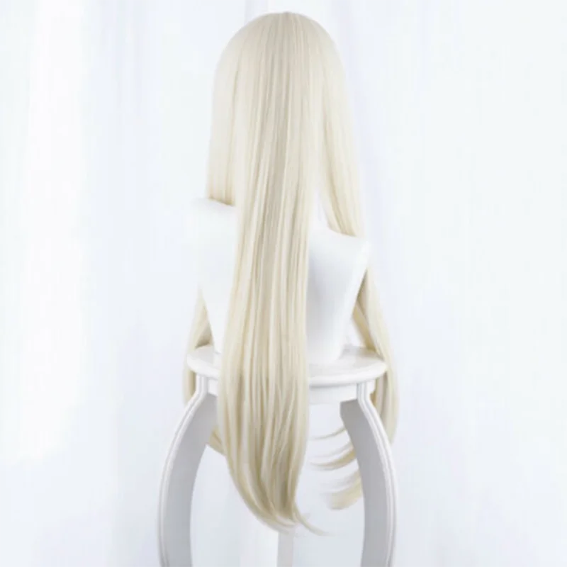 

Takerlam Kakegurui Jabami Yumeko Wig Long Straight Hair Japanese Hime Cut Wig Yomoduki Runa Cosplay Halloween Costume Props