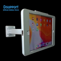 fit for ipad 10 210 5 pro desktop wall mount anti theft case with security stand holder lock rotate display