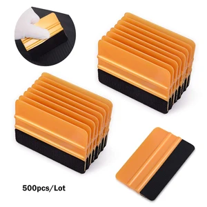 EHDIS 500 шт. виниловая пленка из углеродного волокна для автомобиля, обертывание, Ракель, войлочная ткань, оконный скребок, Тонировочная наклейка, установка, обертывание, инструмент, аксессуары