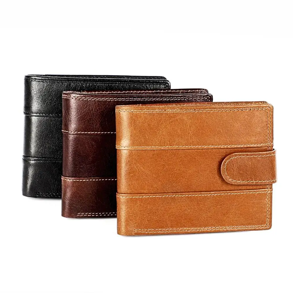 

Luufan RFID Genuine Leather Men's Wallet Male Purse Function Durable Real Leather Wallets With Card Holder And Coin Pocket