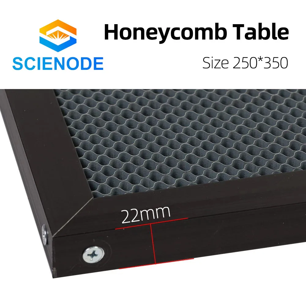 Scienode Honeycomb Working Table 250*350mm Customizable Size Board Platform Laser Parts for CO2 Laser Engraver Cutting Machine enlarge