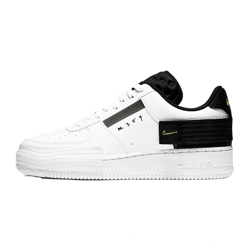 AT7859-101 Nike Air Force 1 '07 Just Do It AF1 Новое поступление дышащая мужская обувь для скейтбординга низкие удобные кроссовки для мужчин# AR7719-100 - Цвет: AT7859-101