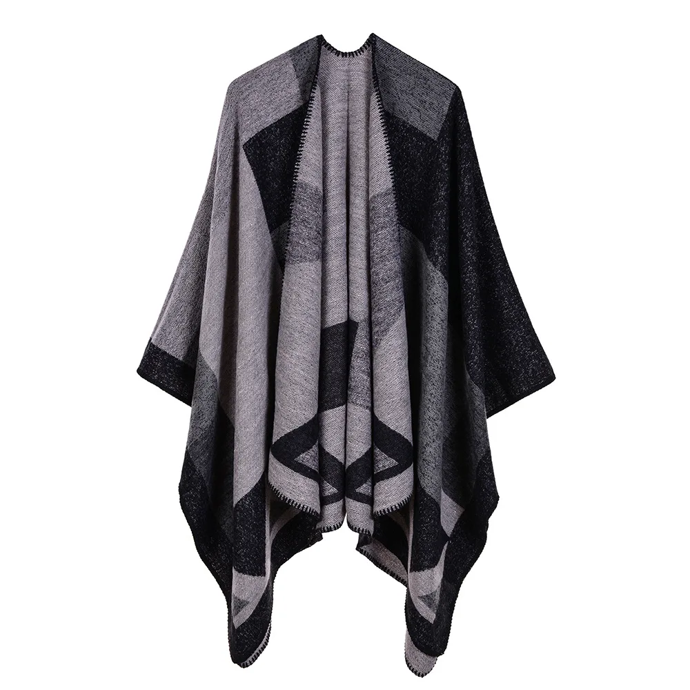 

2020 Winter Female Scarves Women Scarf Pashmina Cashmere Ponchos And Capes Plaid Shawl Hijab Bandana Cachecol Foulard Femme