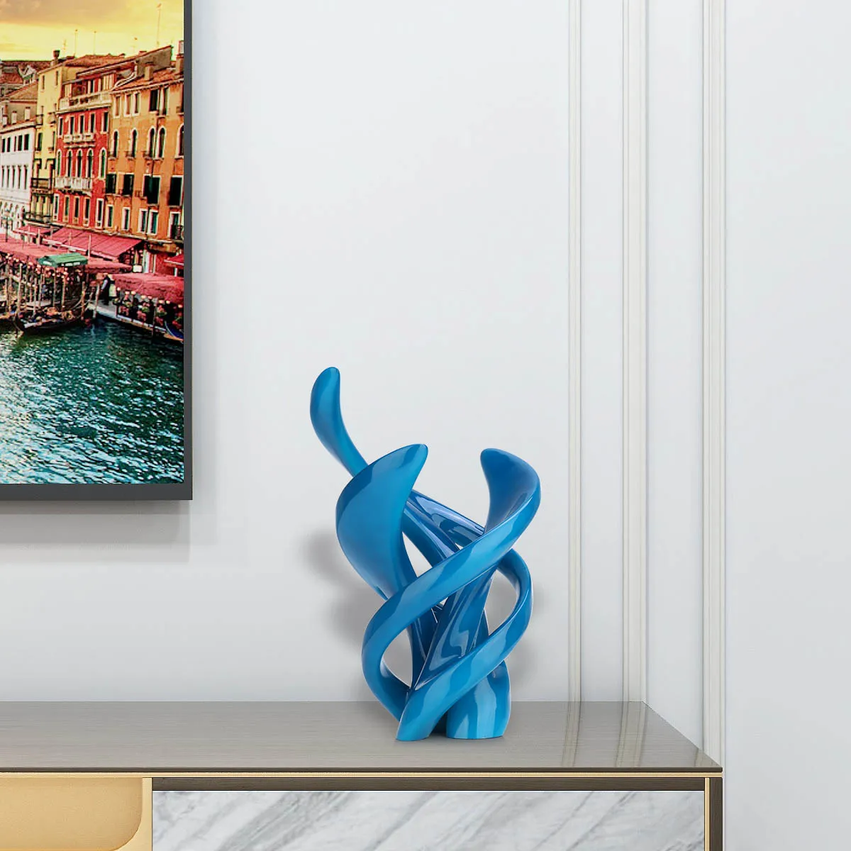 Скульптура в стиле современного искусства жизнь танцующей элегантной смолы