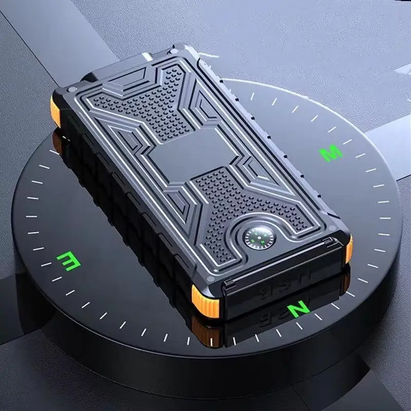 

Solar Power Bank Waterproof 20000mAh Solar Charger USB Port External Charger for Xiaomi 5S Smartphone Power Bank with LED Light