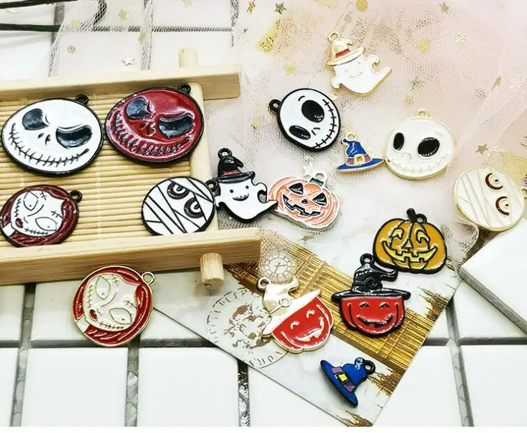 10 шт. эмалевые Подвески Кошмар перед Рождеством|Подвески| |