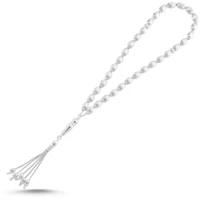silverlina silver 7mm 33l%c3%bc striped barley rosary