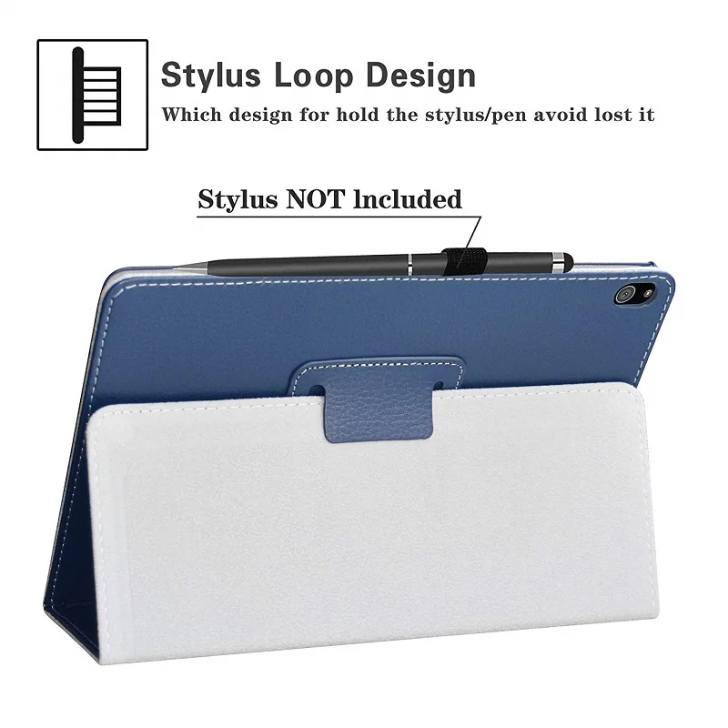 Case for Lenovo tab M10 10.1 inch LightWeight Slim Flip Cover Protective Shell TB-X605F TB-X605L TB-X505F with Tablet Stylus | Компьютеры