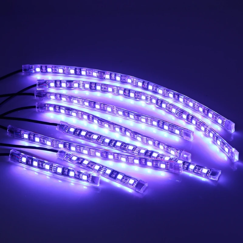8 шт. 5050 SMD лента гибкий RGB мигающий светильник светодиодный пульт дистанционного
