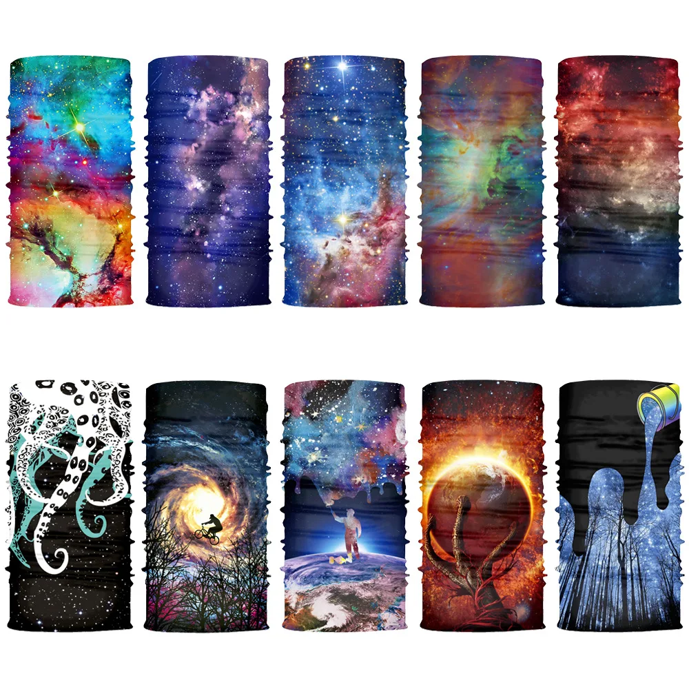 

Four Seasons Neck Warmer Tube Camping Hiking Bandana Scarf Outdoor Sports Cycling Fishing Scarf Dust-proof Windproof Face Masks