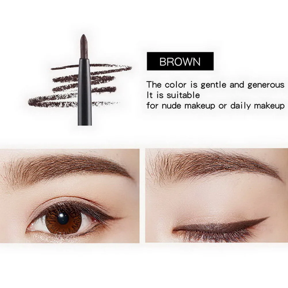 2 шт шестицветная подводка для глаз карандаш бровей автоматически вращающийся