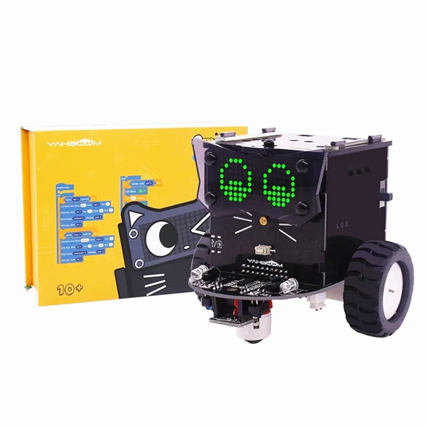 Милая программируемая комбинированная машинка робот yamboom Omibox совместимая с Arduino
