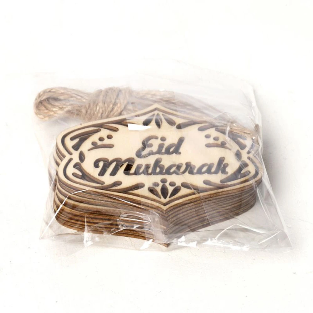 (10 шт.) деревянные DIY Мусульманский Исламский дворец ИД украшение Мубарак Подарок