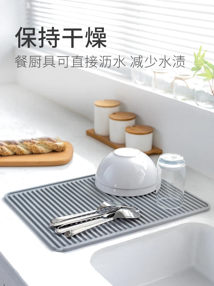 Большой коврик для стола изоляционный силиконовый нескользящий термостойкий