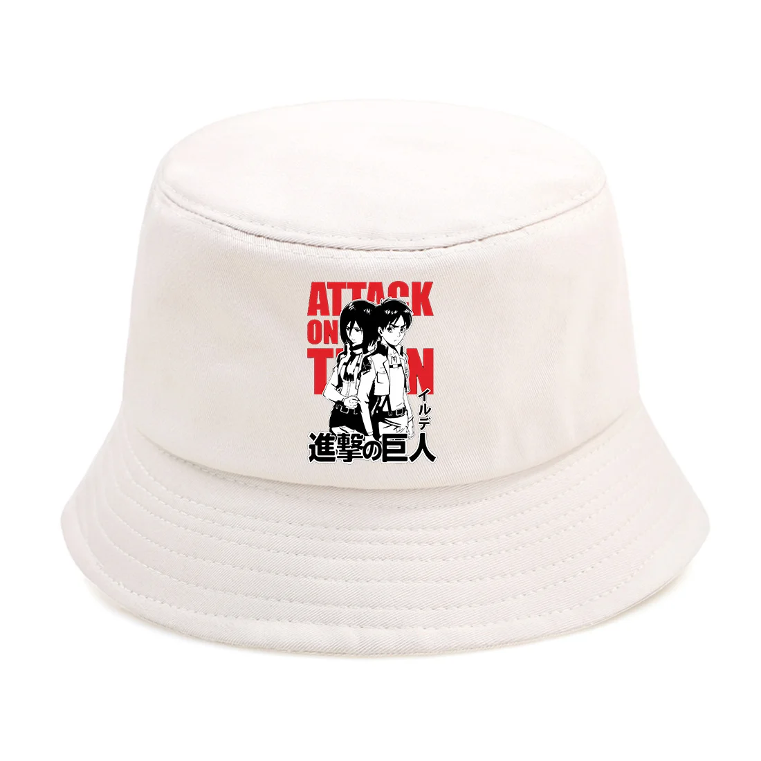 

Панама женская «атака на Титанов», повседневная мягкая складная шапка в Корейском стиле, черная, лето 2021