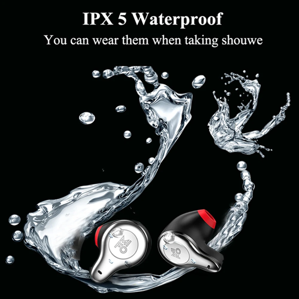 Mifo O2 Bluetooth 5 0 настоящие беспроводные наушники водонепроницаемые стерео звук с