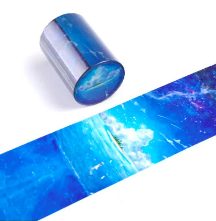 6 см * 7 м широкая романтическая декорация Бумага васи лента декоративная