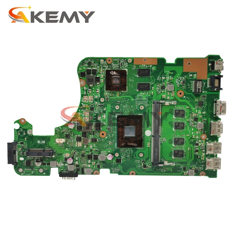 akemy x555qg laptop motherboard for asus x555bp original mainboard 8gb ram a9 9420 r5 m420 free global shipping