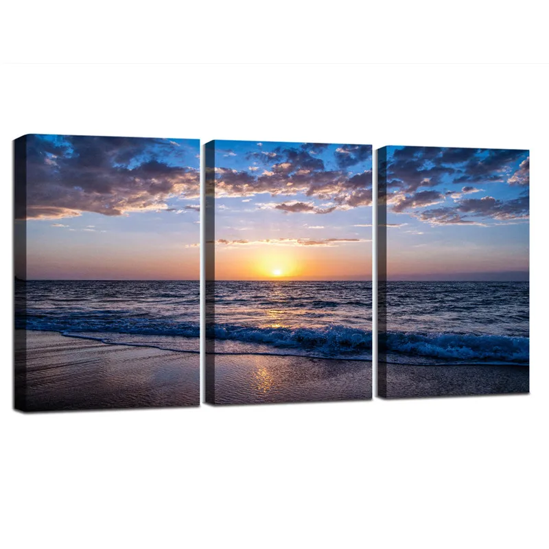 Картина на холсте океанская кожа картина в рамке плакат с рисунком восхода