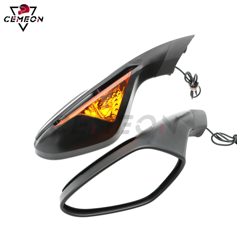 

For Augusta MV F3 675 2012-2018 F3 800 2013-2017 Motorcycle rearview mirror with turn signal light,reverse mirror reflector