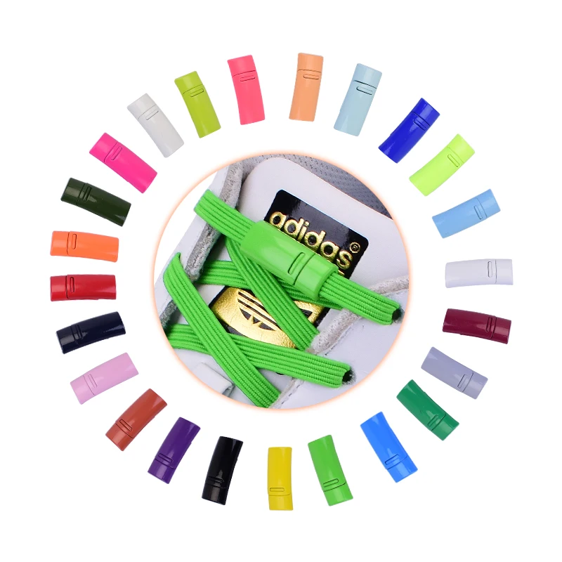 Магнитный 24 цвета шнурки эластичный замок специальные творческие без