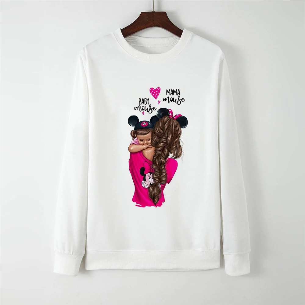 Свитшот женский в готическом стиле с круглым вырезом на осень/зиму|Женские