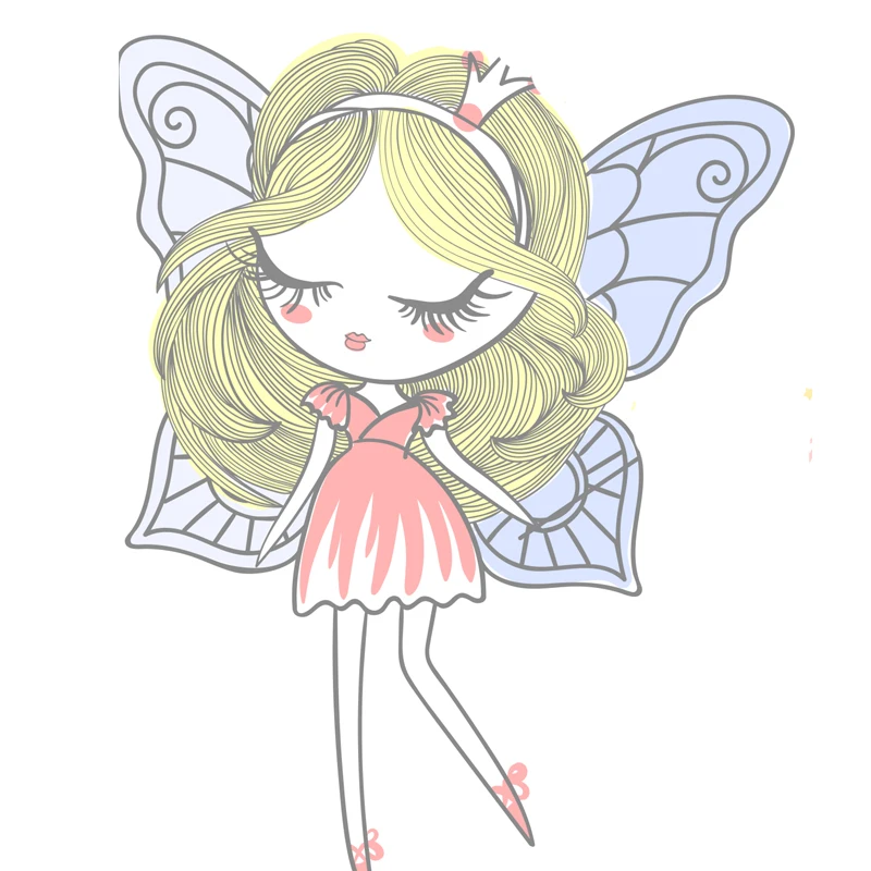 Металлический Трафаретный вырубной штамп сказочной бабочки новые для декора