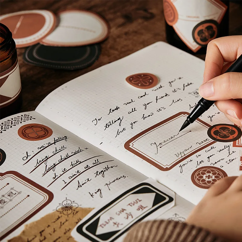 80 шт./лот Kawaii канцелярские наклейки золотые годы дневник декоративные мобильные