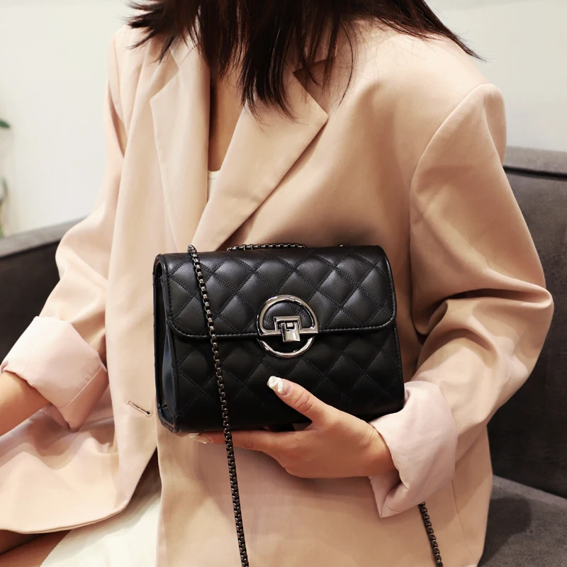 

Модная сумка-мессенджер для женщин 2021 простая женская сумка на плечо Повседневная сумка через плечо из ПУ для женщин маленький кошелек женс...