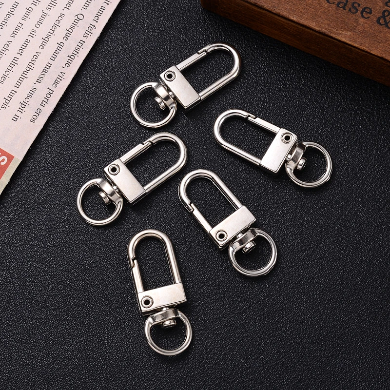 10Pcs/Lot 12x33mm Snap Lobster Clasp Hooks Metal Alloy Buckle for Keychain Neckalce Bracelet Jewelry Making Findings Supplies | Украшения и