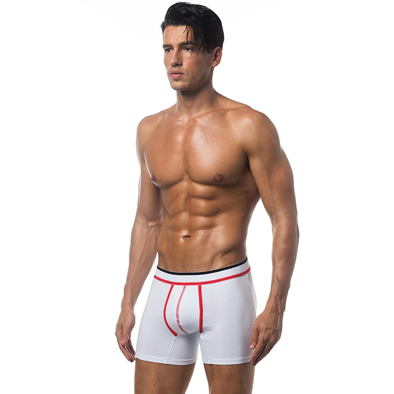 ORLVS сексуальный для Гея Мужское нижнее белье боксеры мужские хлопковые трусы