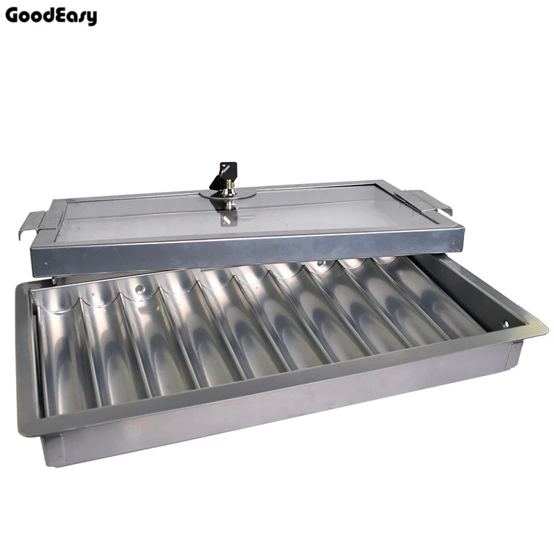 Металлический Лоток Для покерных чипов емкостью 600/720 шт./коробка с держателем для