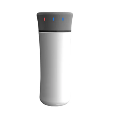DMWD 320 мл USB бутылка для подогрева воды мини электрический чайник DC5V нержавеющая сталь чашка для воды для путешествий автомобиля/power Bank/компьютера - Цвет: Белый