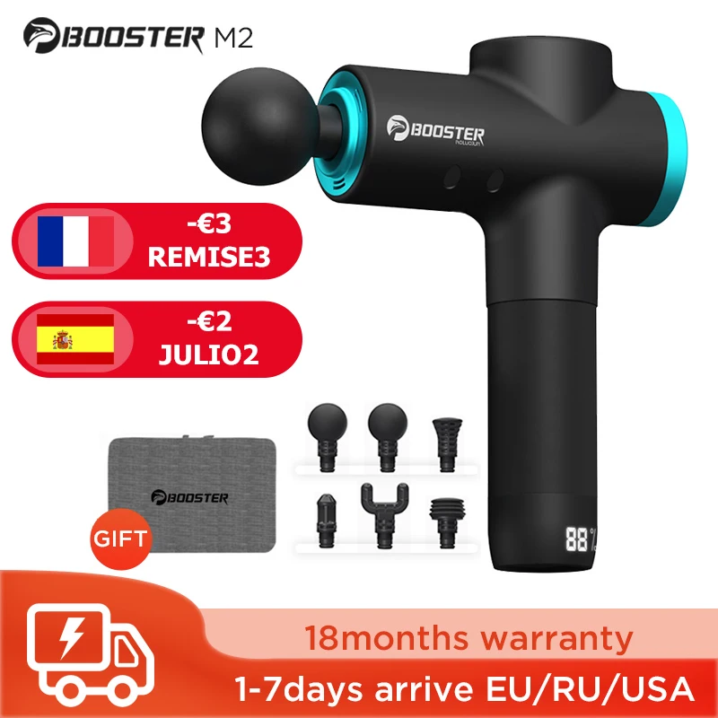 Усилитель M2 12V ЖК дисплей Дисплей массажный пистолет Профессиональный Массажер