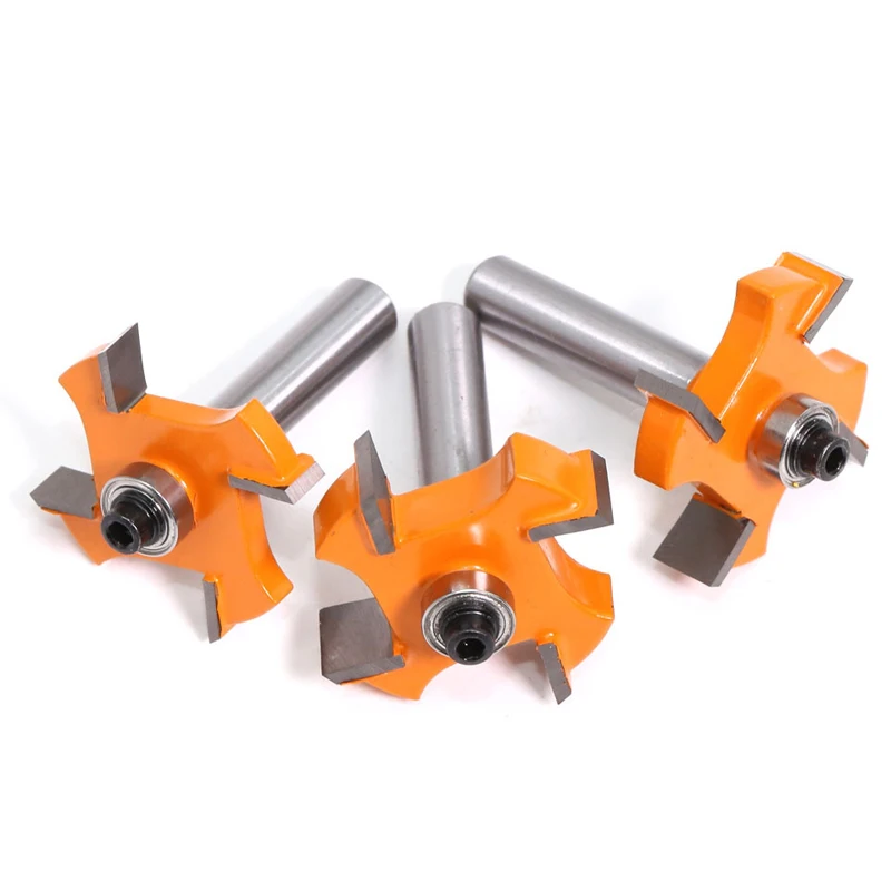 1 шт. 8 мм хвостовик Т-образные подшипники шлифовальные деревообрабатывающие