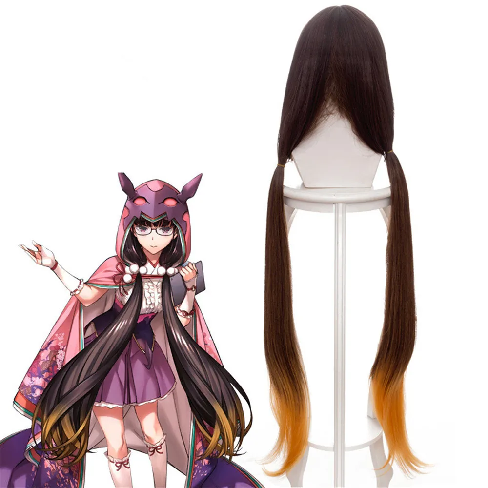 Fate/Grand Order FGO Scathach парик для косплея Osakabehime двойной конский хвост градиент длинные