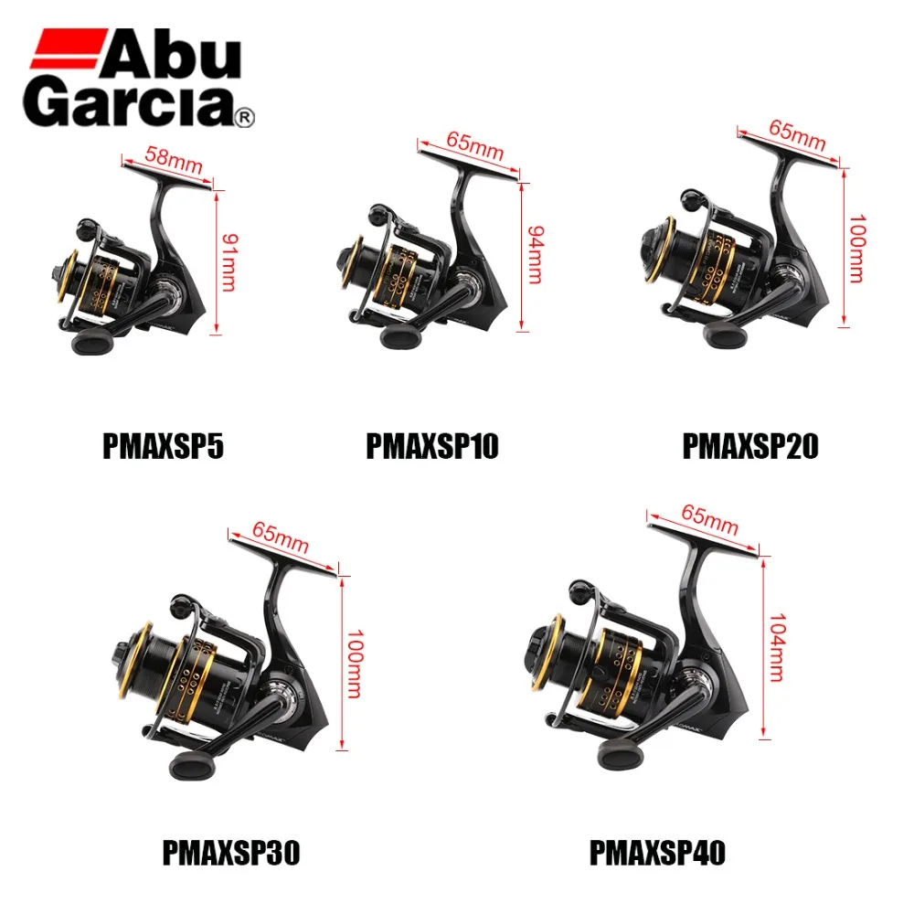 Оригинальные катушки ABU GARCIA Pro Max серия 500-4000 6 + 1BB 5 1: 1/5.2:1 макс. кг алюминиевая