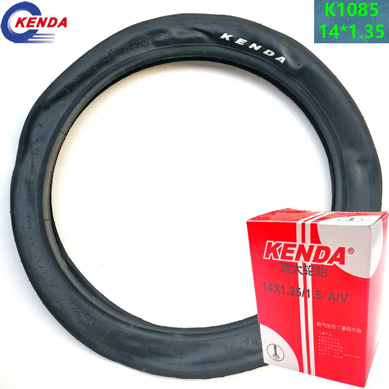 Велосипедная шина Kenda K1082 K1085 внешняя 14*1 35/16*1 35 детский складной велосипед 16*1-3/8 20*1