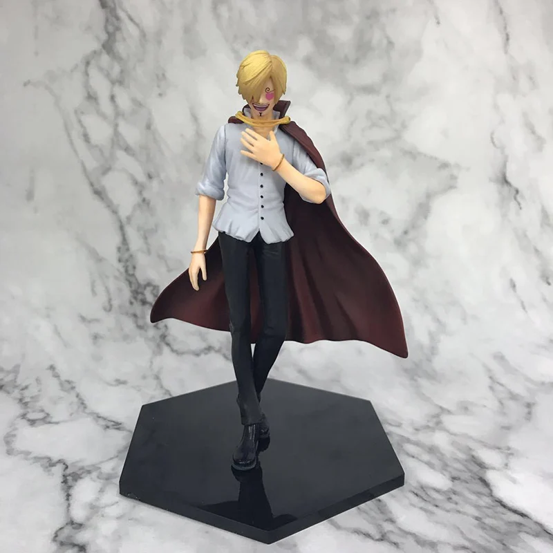 17cm Anime One Piece Vinsmoke Sanji PVC Action Figure Formal Dress Cloak Propose Marriage Doll Toys | Игрушки и хобби