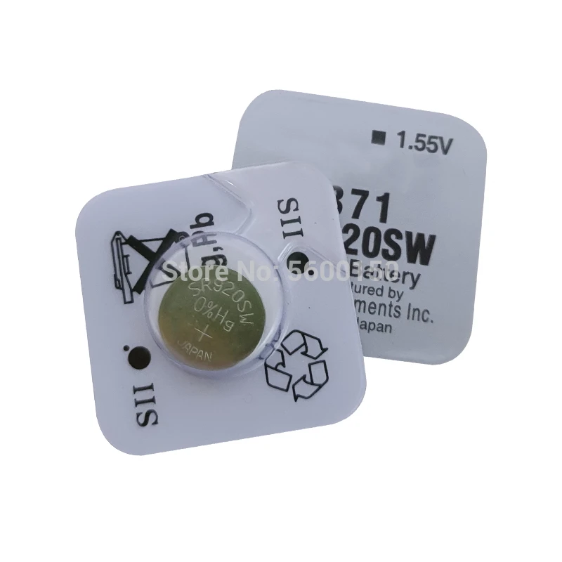 

20pc FOR SEIZAIKEN 100% Original 371 SR920SW 920 1.55V Watch Battery SR920SW 371 Button Coin Cell MADE IN JAPAN
