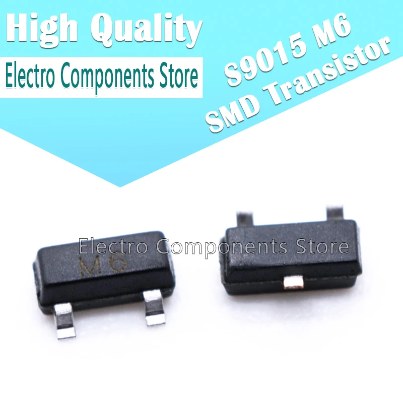 

10Pcs/Lot SMD Triode S9015 M6 SOT23 SMD Transistor SOT-23 PNP Surface Mount