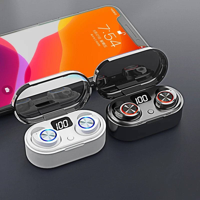 LIGE новые TWS Bluetooth 5 0 наушники с микрофоном/сенсорным управлением/HD