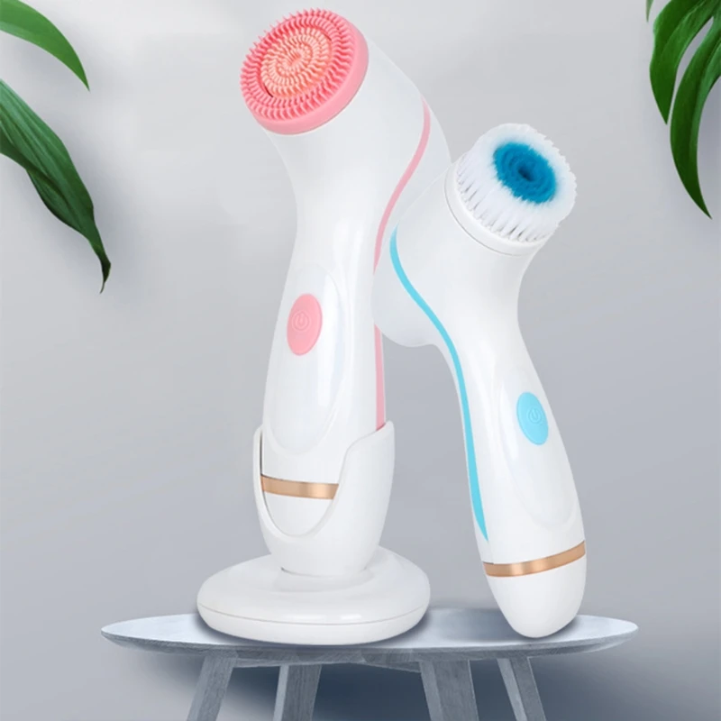 

Facial Cleansing Brush Electric USB Charging Waterproof Silicone Face Cleaner