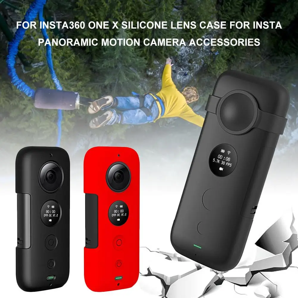 Защита от царапин для Insta360 One X Силиконовый чехол объектива Insta 360 аксессуары