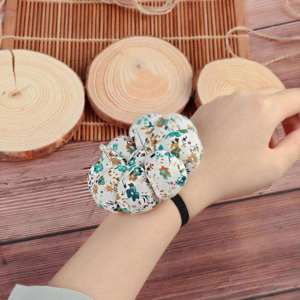 1 шт. шариковая тыква в форме DIY иголка для рукоделия Подушечка для булавок держатель швейный набор пиндиш ремешок Подушечка для булавок товары для домашнего шитья