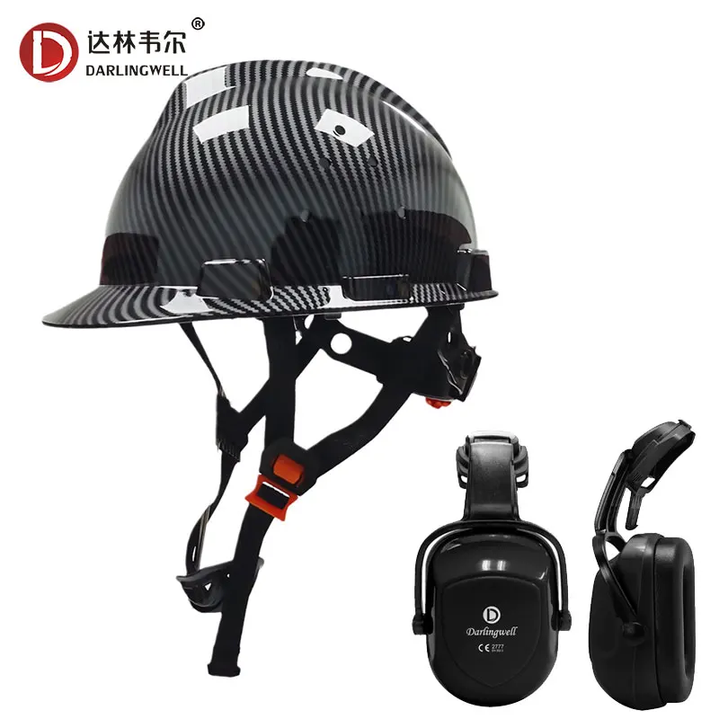 Safety Helmet with Earmuffs Security Protection Hard Hat Construction High Quality Work Cap for Riding Industrial | Безопасность и