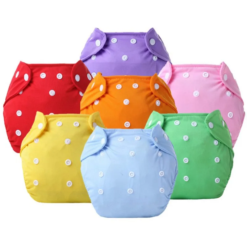 Pa&ntilde;ales lavables reutilizables para beb&eacute;, pa&ntilde;al de tela impermeable para reci&eacute;n nacidos, Fraldas, versi&oacute;n de verano e invierno, cambio de pa&ntilde;ales, 6 uds./lote-0
