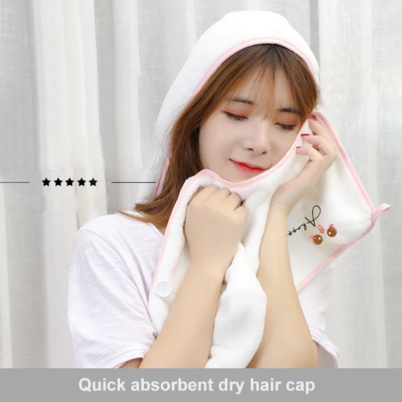Рандомная быстросохнущая шляпа для волос мягкое полотенце из сверхтонкого